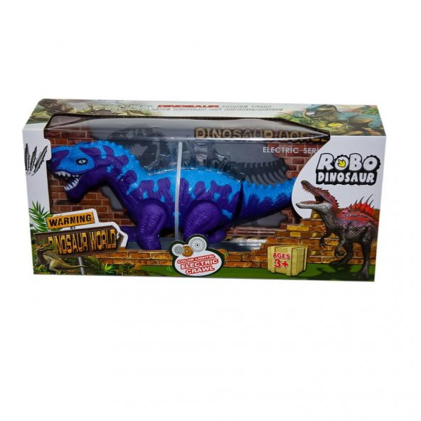 272-003ABC Kutulu Pilli Sesli Işıklı Dinozor - Can-Em Oyuncak - 5