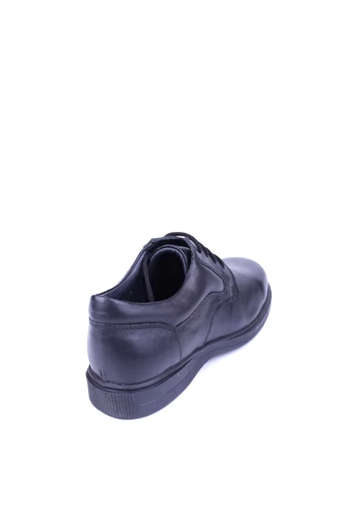 Zirve 2100 Deri Erkek Siyah Günlük Comfort Ayakkabı - 4