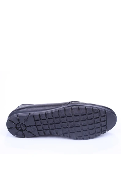 Edik 124 Kadın Siyah Günlük Ortopedik Anne Ayakkabısı - Resim 5