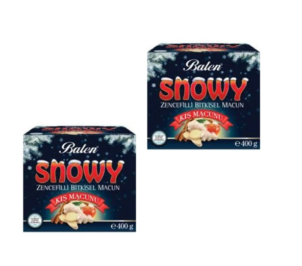 2 Adet Balen Snowy Ballı Zencefilli Kış Macunu 400 g