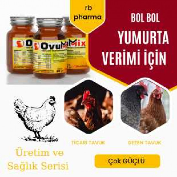 OVUMİX 100 Gr Tavuk Yumurtlatma Vitamini