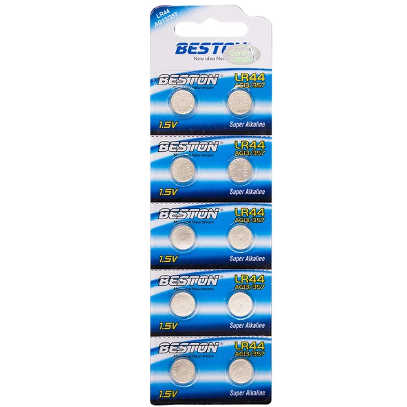 BESTON BST-LR44 ALKALİN AG13/357 LR44 DÜĞME PİL (10LU PAKET)