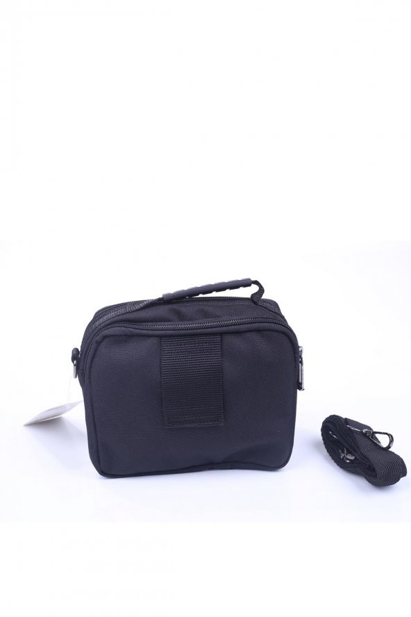 Seventeen 1022 Orta Siyah Erkek Cırtlı Kapaklı El ve Omuz Çantası - 4