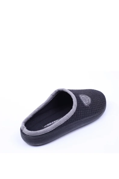 Gezer 12098 Günlük Siyah Kışlık Rahat Taban Erkek Ev-Misafir Terliği - Resim 3