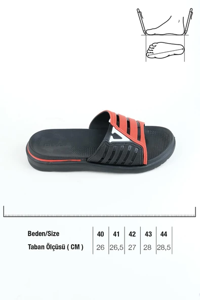 Gezer 09652 Erkek Deniz Plaj Havuz Banyo Günlük Terlik - 8