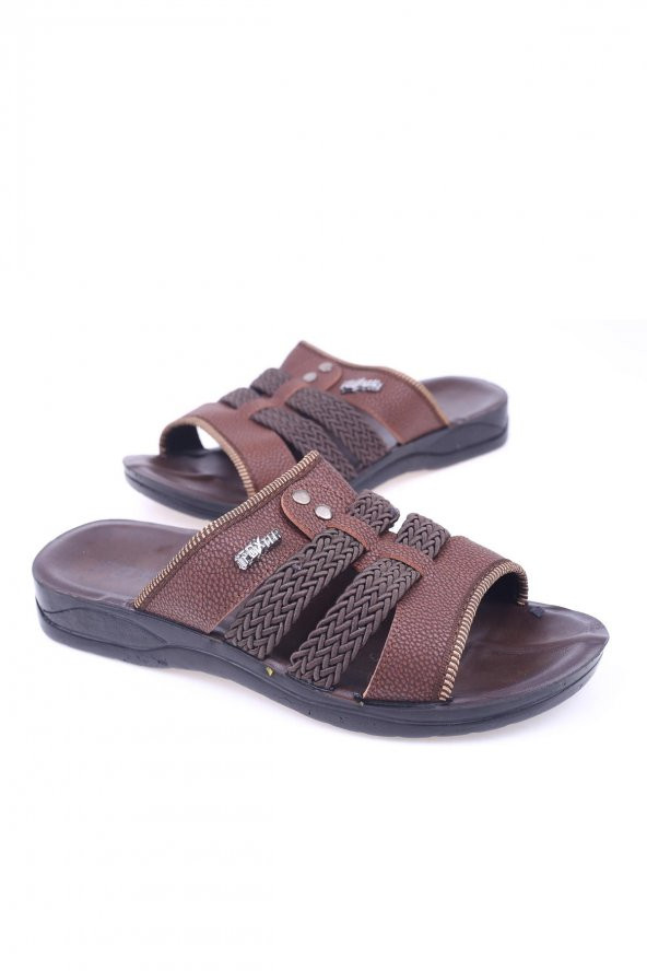 Foxter 825 Erkek Günlük Hasır Detaylı Terlik - 2