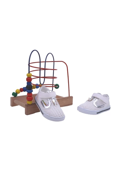 Şirin Bebe 2078 Kız Bebek Ortopedik Ayakkabı Sandalet - Resim 2