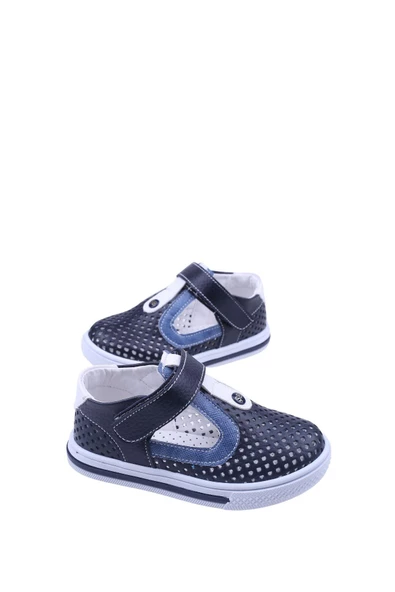 Şirin Bebe 2077 Erkek Bebek Ortopedik Ayakkabı Sandalet - Resim 6