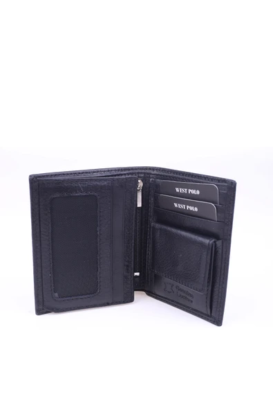 West Polo 1005-1 Erkek Hakiki Deri Kartlık & Cüzdan - Resim 2