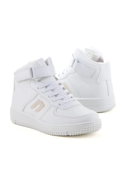 Cool Pekin Unisex Çocuk Boğazlı Cırtlı Günlük Spor Ayakkabı - Resim 2