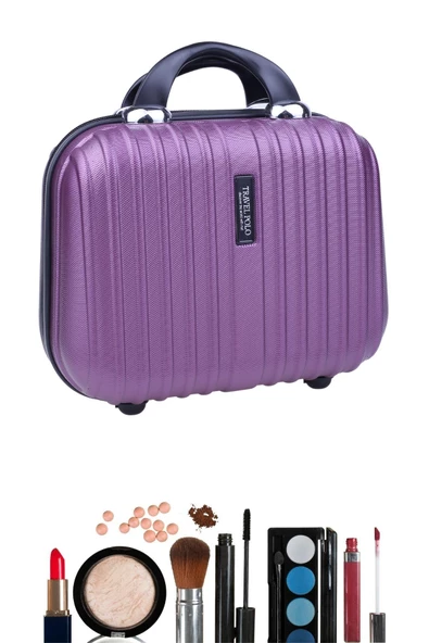 Travel Polo 2445 Kadın Makyaj El Valizi Seyahat Çantası - 6