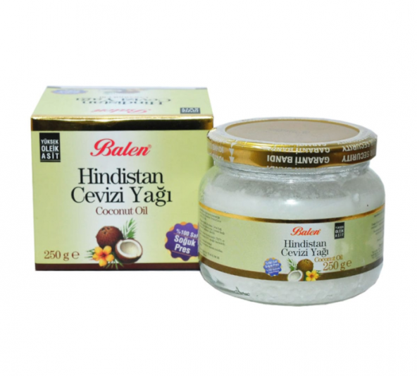Balen Hindistan Cevizi Yağı 250 G (Soğuk Pres)