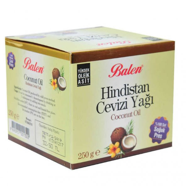 Balen Hindistan Cevizi Yağı 250 G (Soğuk Pres) - 5