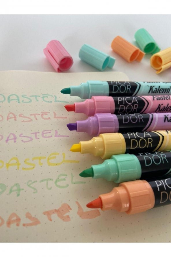 Pıcador Pastel Işaretleme Kalemi 6 Renk