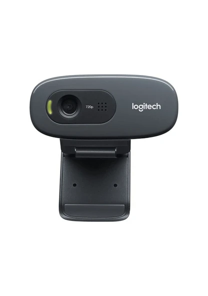 Logitech C270 960-001063 Mikrofonlu Webcam HD Siyah - 1