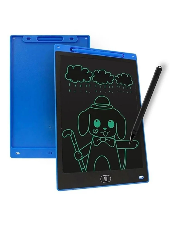 Blic 10 Inc Dijital Çocuk Yazı Tableti Lcd Çizim Tahtası Mavi BTB-4