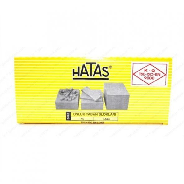 HATAS ONLUK TABAN BLOKLARI (0848) - 3