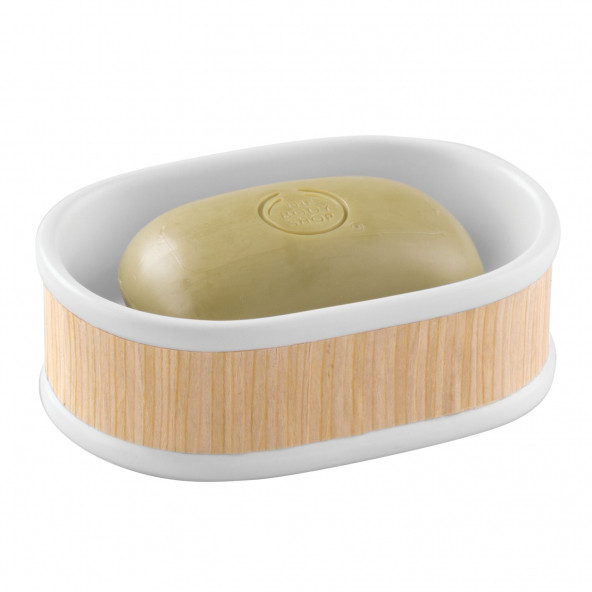 90400ES SABUNLUK PORSELEN BAMBU TEMALI  SERAMİK 12X9X4CM - 2