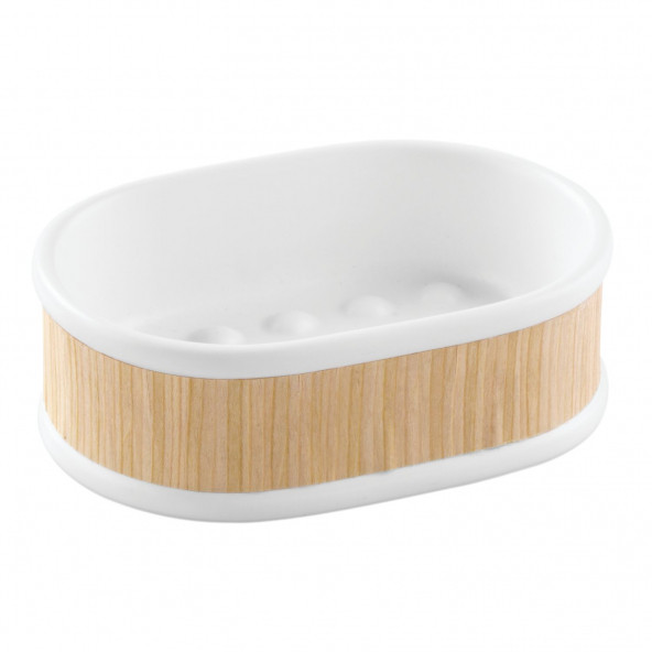 90400ES SABUNLUK PORSELEN BAMBU TEMALI  SERAMİK 12X9X4CM - 4