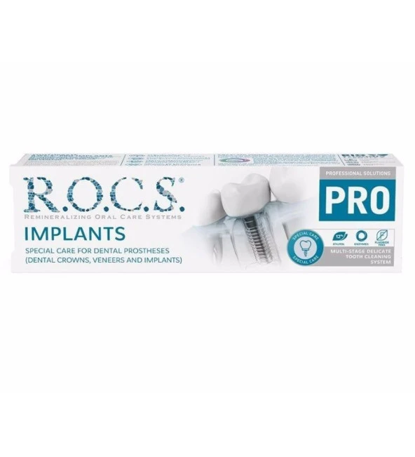Rocs Pro İmplant Diş Macunu 74 gr