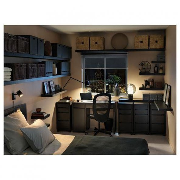 Tekerlekli Çekmece Ünitesi ,Keson MeridyenDukkan 35x75 Cm Acı Kahverengi Renk Amaçli Dolap - 6