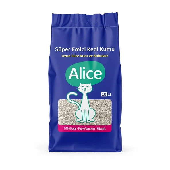 Alice Süper Emici Kedi Kumu 10 lt