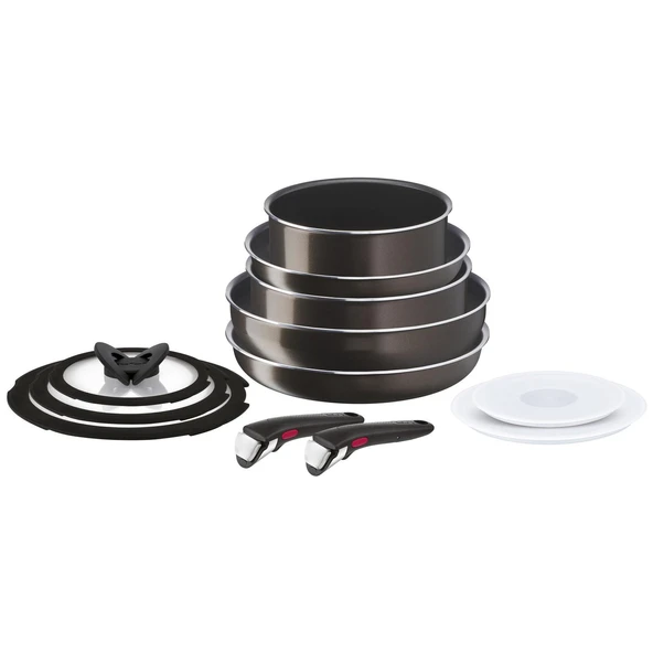 Tefal L15096 Ingenio Titanyum 2X XL Intense Büyük Tava ve Tencere Seti 12 Parça