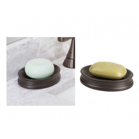 93740ES SABUNLUK BRONZ KAHVE RENKLİABS  12X10X25CM - 3