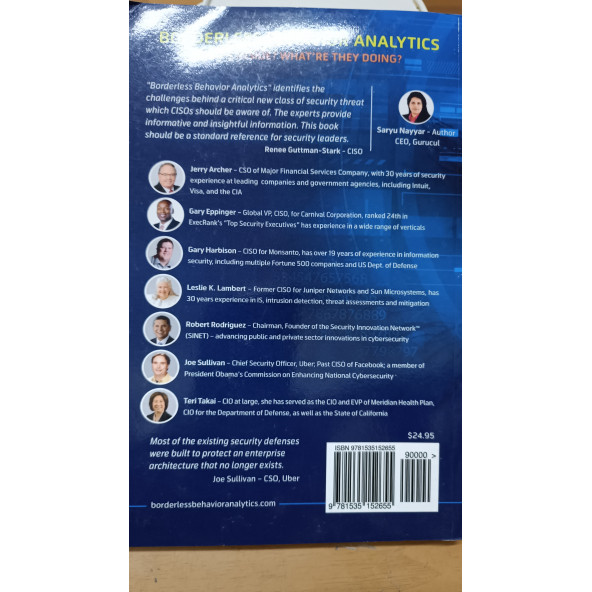 Borderless Behavior Analytics: Who's Inside? What're They Doing Saryu Nayyar - 2
