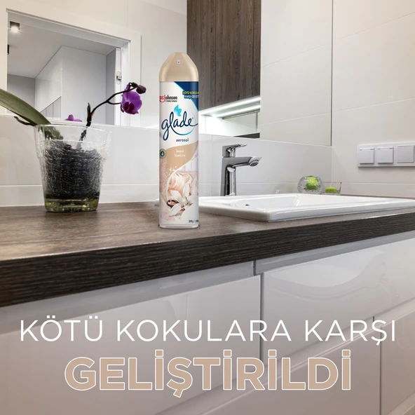 Glade Oda Kokusu Aerosol Ipeksi Vanilya 300 ml X 3 Adet - 5