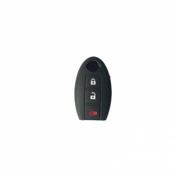 NİSSAN JUKE ALMERA SUNNY GENESİS VERSA SİLİKON ANAHTAR KILIF (SİYAH) - Resim 2