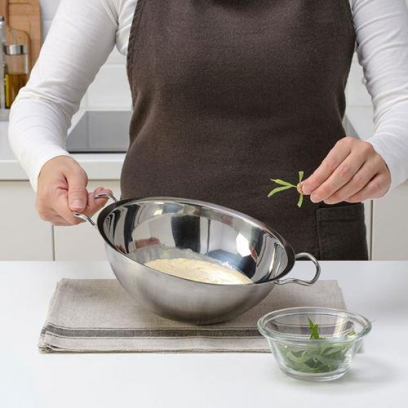 Benmari Kabı, Paslanmaz Çelik,MeridyenDukkan 24 cm Çikolata Eritme Kabı - 4