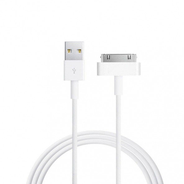 Iphone 4  4s ipod nano ipad (1- 2-3. nesil) 30 pin  2 metre USB veri şarj kablosu - 4