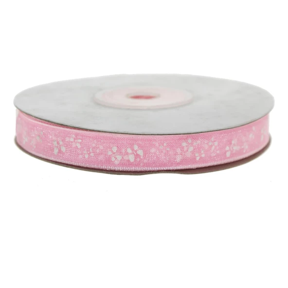 1cm x 22metre Organze Kurdela Kelebek Desenli - 3