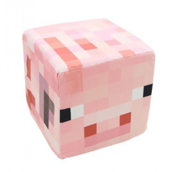 Minecraft Domuz Küp Yastık Minder Peluş Oyuncak 10CM