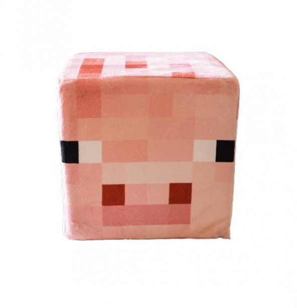 Minecraft Domuz Küp Yastık Minder Peluş Oyuncak 10CM - 2