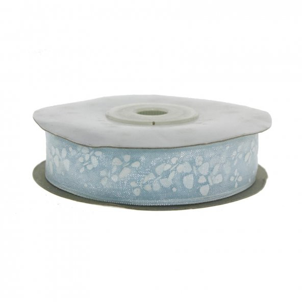 2cm x 22metre Organze Kurdela Kelebek Desenli - 3