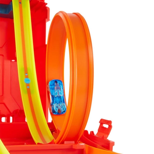 HDX78 HW Track Builder Benzin Bidonu Akrobasi Seti, Hot Wheels Track Builder - 7