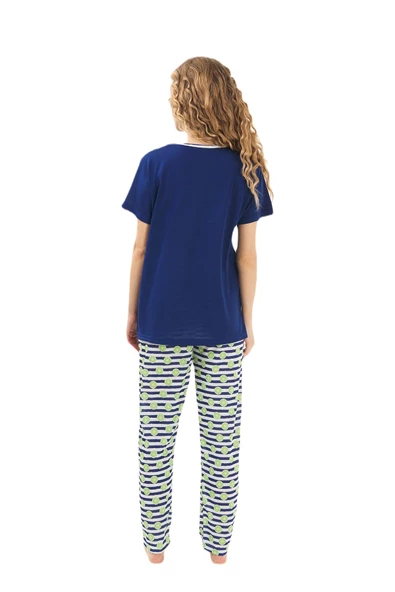 YENİ İNCİ SEVGİLİ KARI KOCA 2 ÇİFT PİJAMA TAKIM 1901-838 - 4