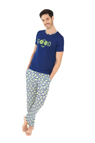 YENİ İNCİ SEVGİLİ KARI KOCA 2 ÇİFT PİJAMA TAKIM 1901-838 - 6