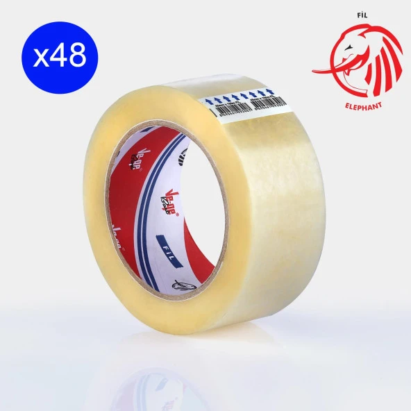 Vege Fil Koli Bandı 45x100 Mm Şeffaf 48 Li