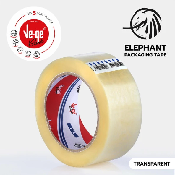 Vege Fil Koli Bandı 45x100 Mm Şeffaf 48 Li - 3