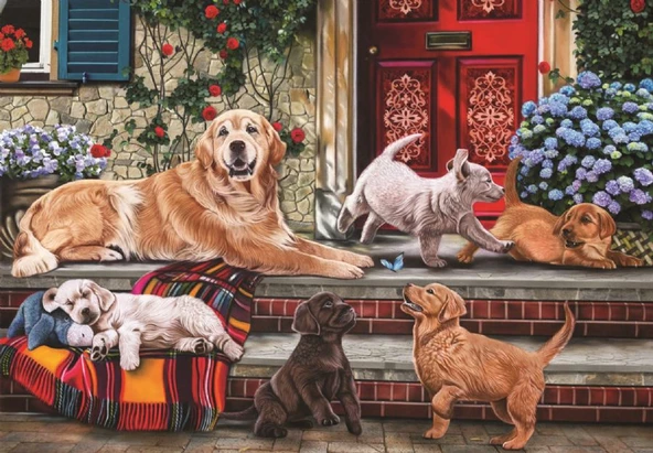Anatolian 260 Parça Dost Köpekler Çocuk Puzzle