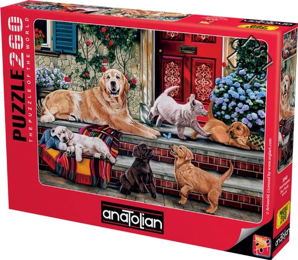 Anatolian 260 Parça Dost Köpekler Çocuk Puzzle - Resim 2