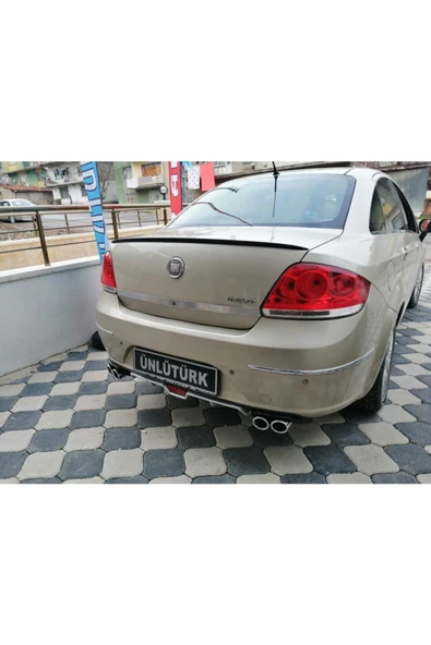Fiat Linea Bagaj Üstü Spoiler Piano Black - 7