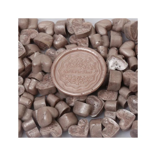 Mühür Mumu Eritme Kalp Boncuk Paket Model No: 401 SATEN ROSE GOLD - Resim 2