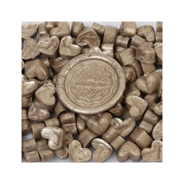 Mühür Mumu Eritme Kalp Boncuk Paket Model No: 405 SATEN KAHVE - 2
