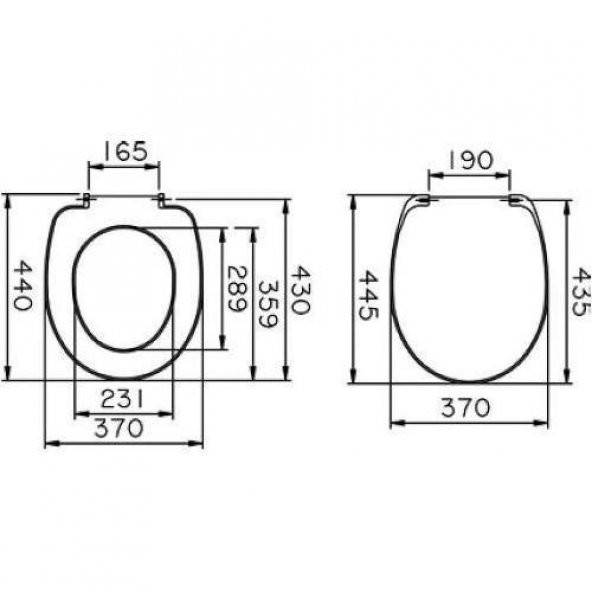 Norm 501 Duvara Sıfır Klozet + Norm Yavaş Kapak + VitrA İç Takım Set - 5