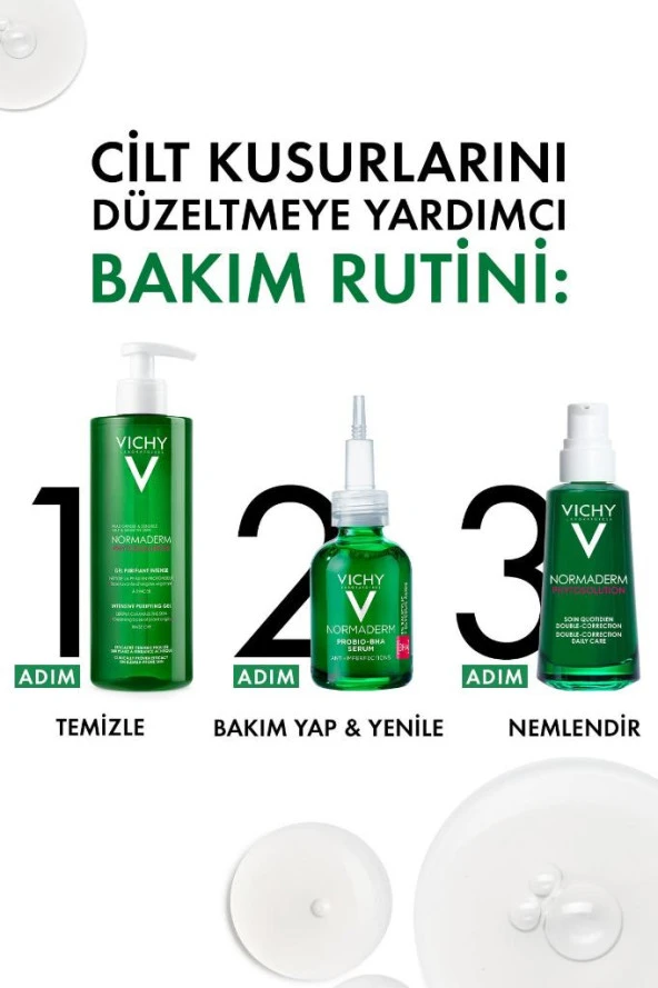 Vichy Normaderm Phytosolution Arındırıcı Yüz Temizleme Jeli, Yağlı ve Karma Ciltler 400 ml 3337875663083 - 7