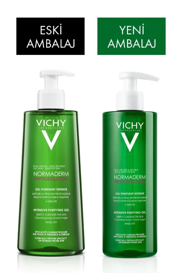 Vichy Normaderm Phytosolution Arındırıcı Yüz Temizleme Jeli, Yağlı ve Karma Ciltler 400 ml 3337875663083 - 8